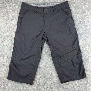 Prana Men’s Long Shorts Size 32 Hiking Outdoors 17" Gray
